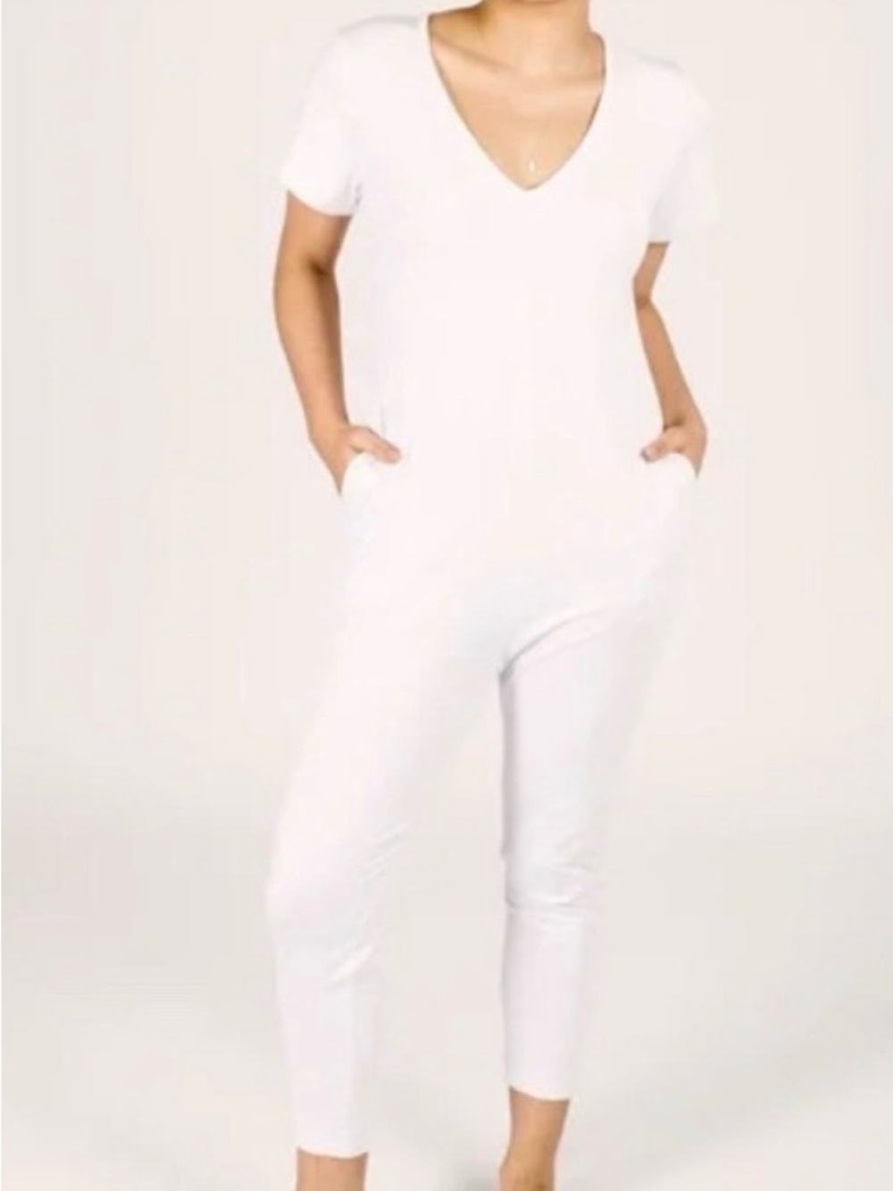 Smash + Tess Sunday Romper in bridal white